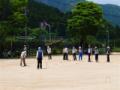 H25球技大会ゲートボール1(H25球技大会ゲートボール試合中)